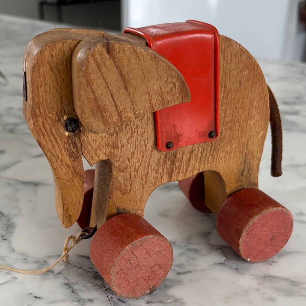 Vintage 60’s Nursery Toy Elephant